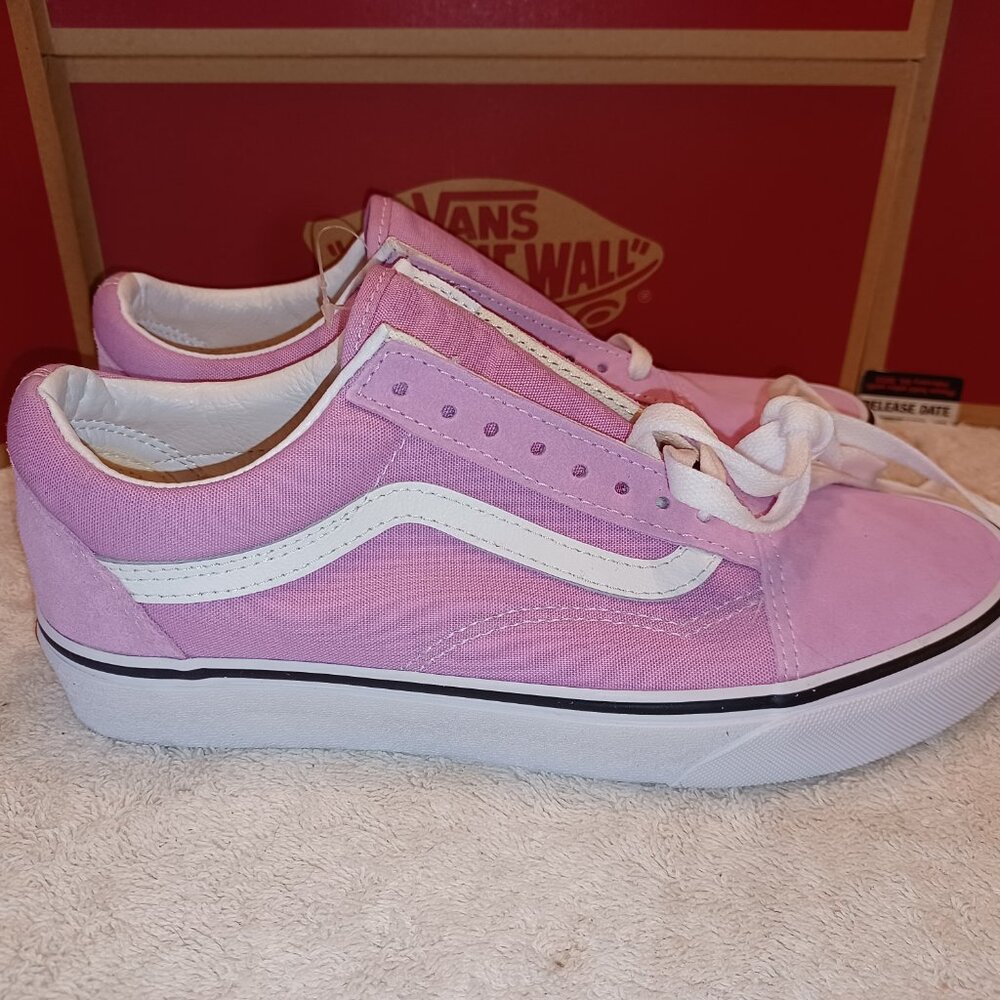 Vans Men's 7/Women's 8.5 Old Skool Lilac Purple Skate Shoes